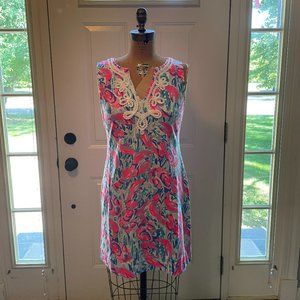 Lilly Pulitzer Harper Shift Dress Cosmic Coral